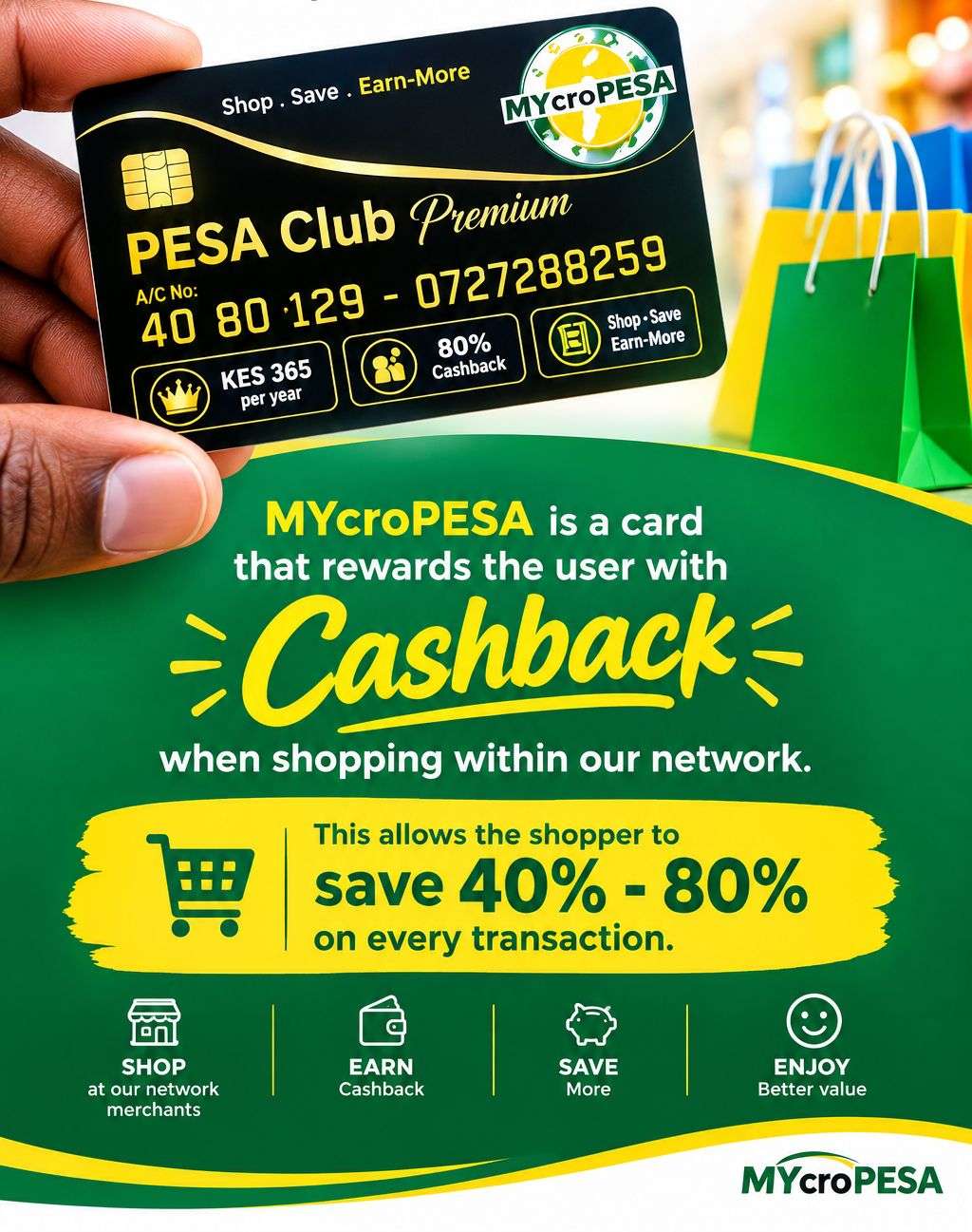 Pay via MYcroPESA 